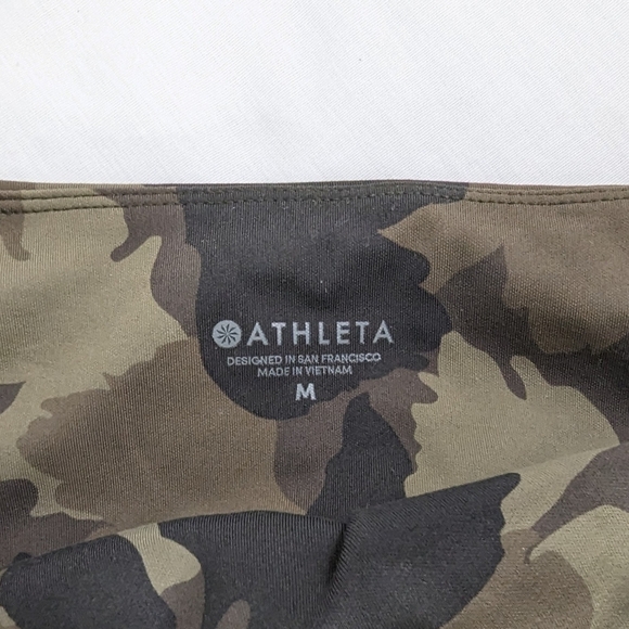 Athleta Essex Camo Hybrid Tights Leggings UPF 50 - Picture 6 of 12